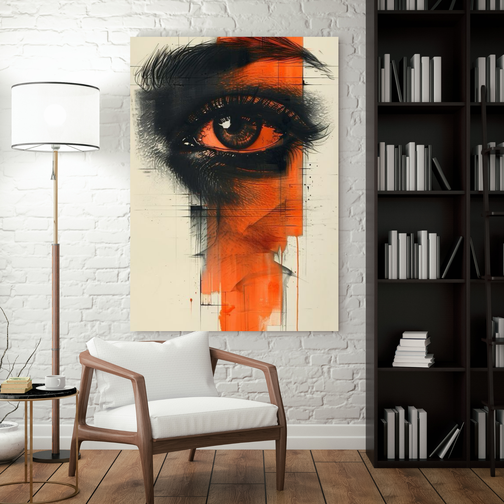 Tableau Regard en Feu