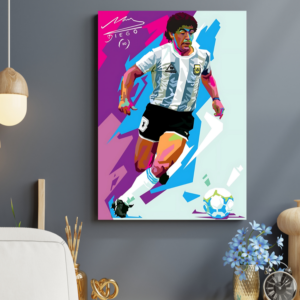 Tableau Maradona Colors