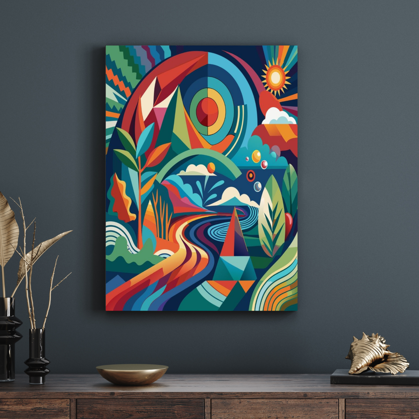 Tableau Vibrant Horizons