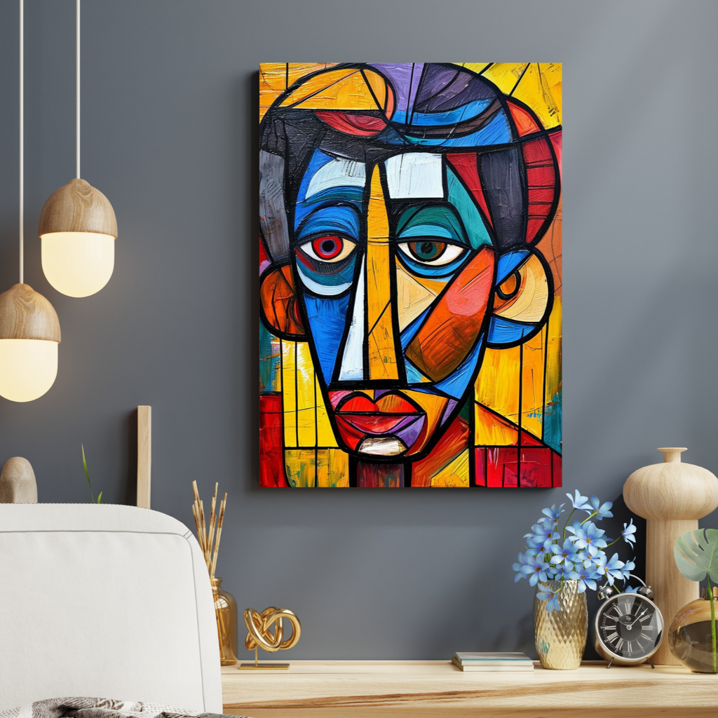 Tableau Visage Fracturé