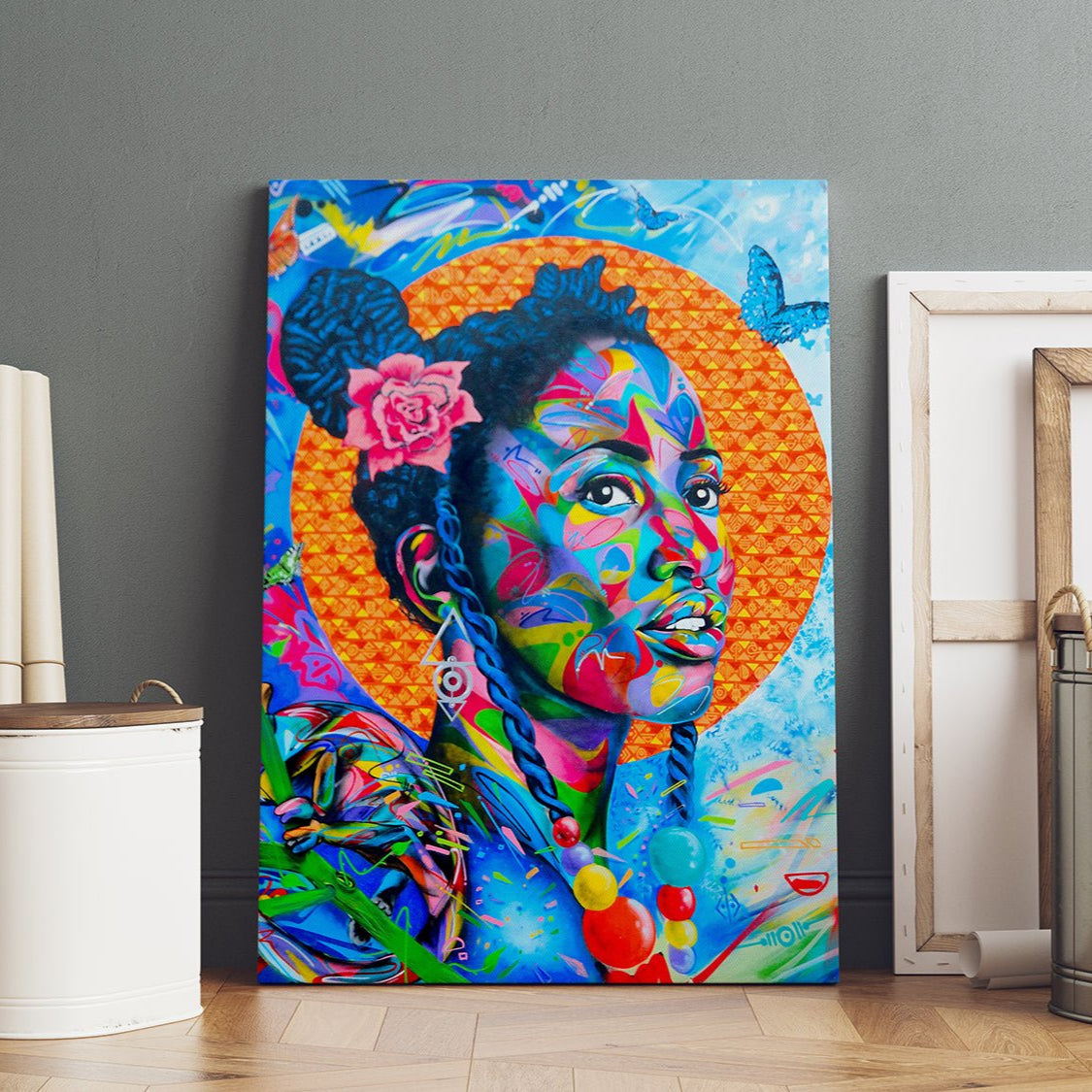 colorful girl