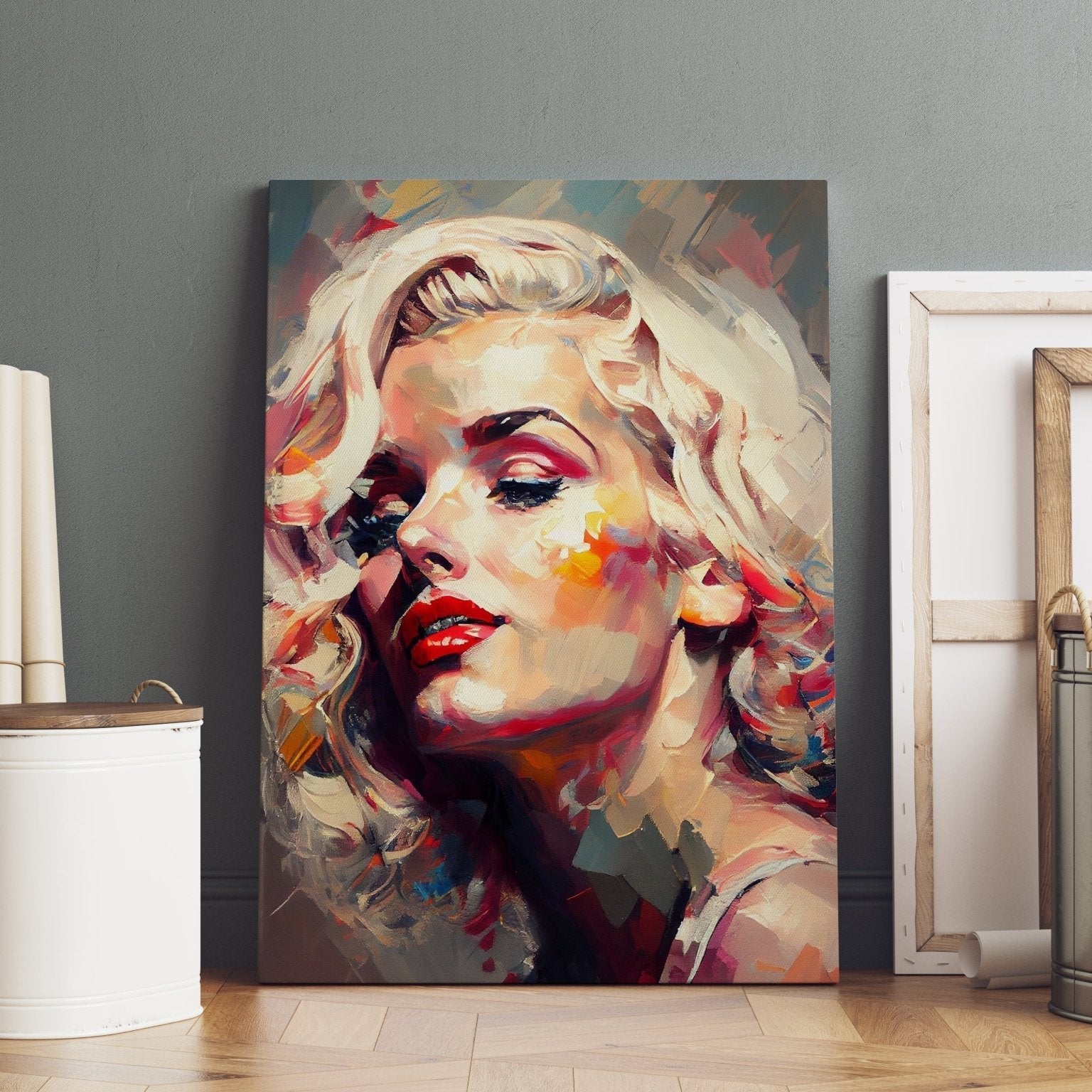 Marilyn monroe peinture smile